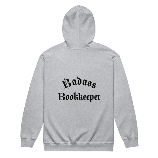 Legacy Heavy Blend Zip Hoodie - Badass Bookkeeper
