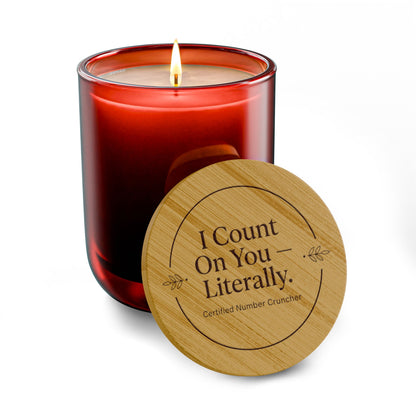 Legacy Soy Candle – "I Count On You Literally" Scented Soy Candle