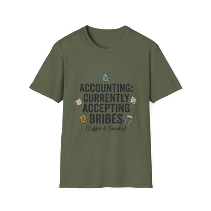 Legacy T-shirt - Accounting: Currently Accepting Bribes