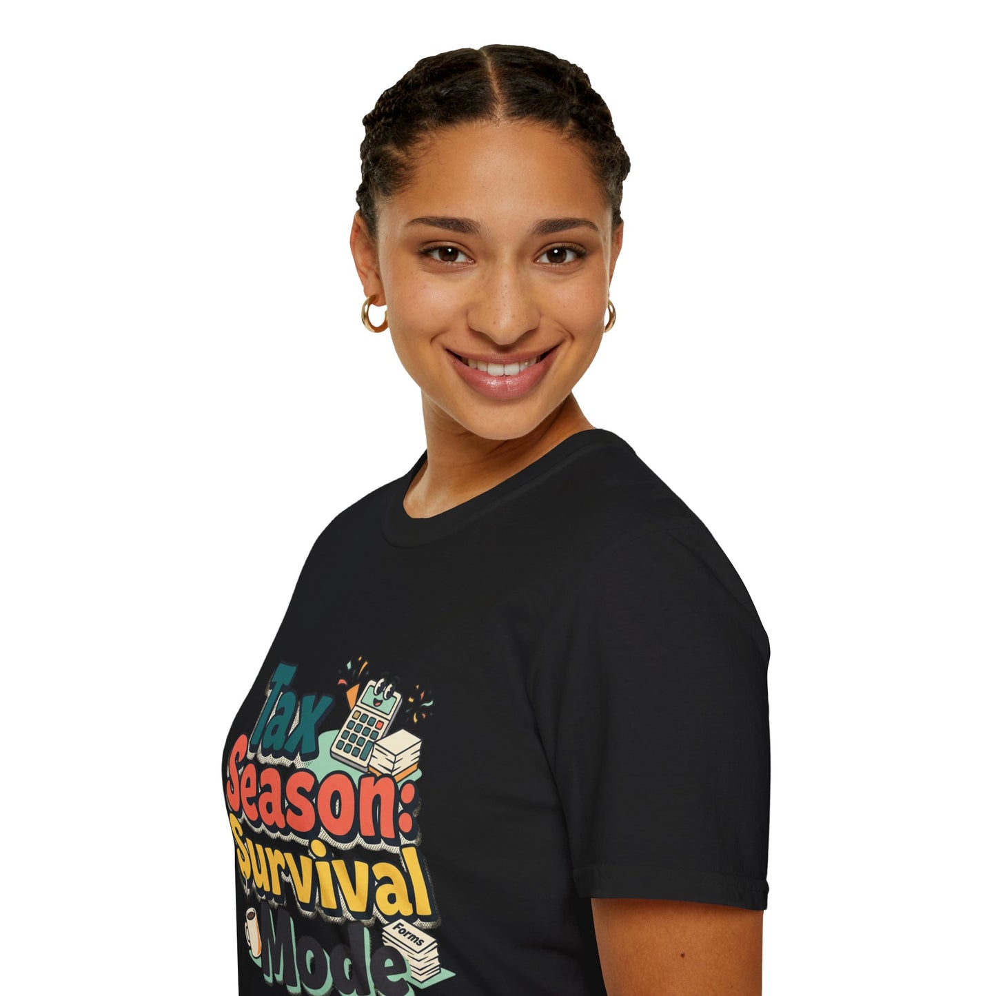 Tax Season Survival Mode T-Shirt | Tax Calculator Graphic