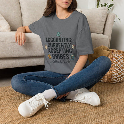 Legacy T-shirt - Accounting: Currently Accepting Bribes