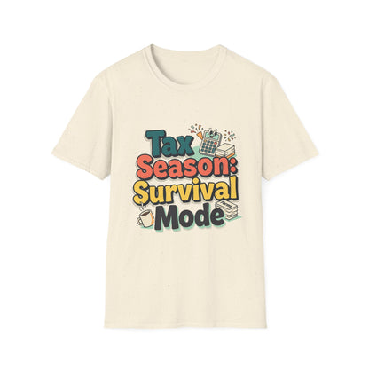 Tax Season Survival Mode T-Shirt | Tax Calculator Graphic