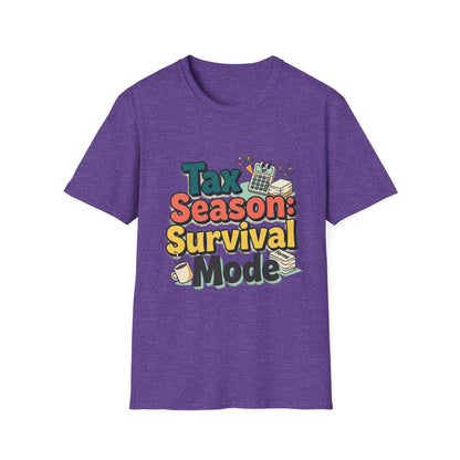 Tax Season Survival Mode T-Shirt | Tax Calculator Graphic