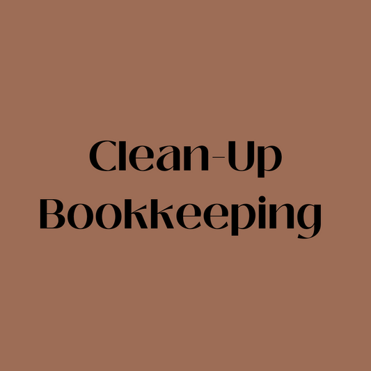 Clean-Up Bookkeeping
