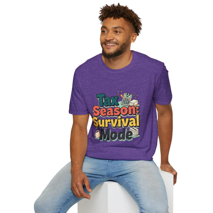 Tax Season Survival Mode T-Shirt | Tax Calculator Graphic