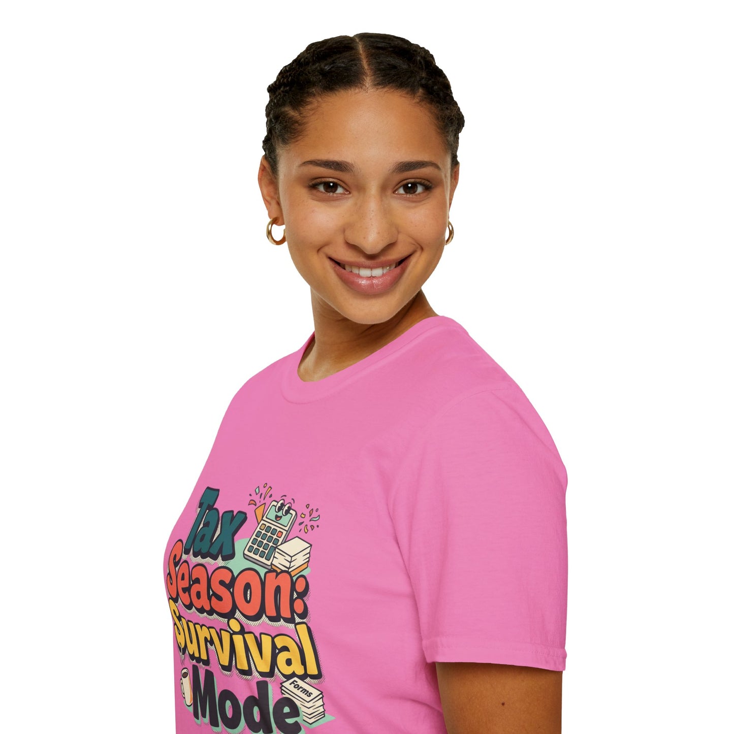 Tax Season Survival Mode T-Shirt | Tax Calculator Graphic