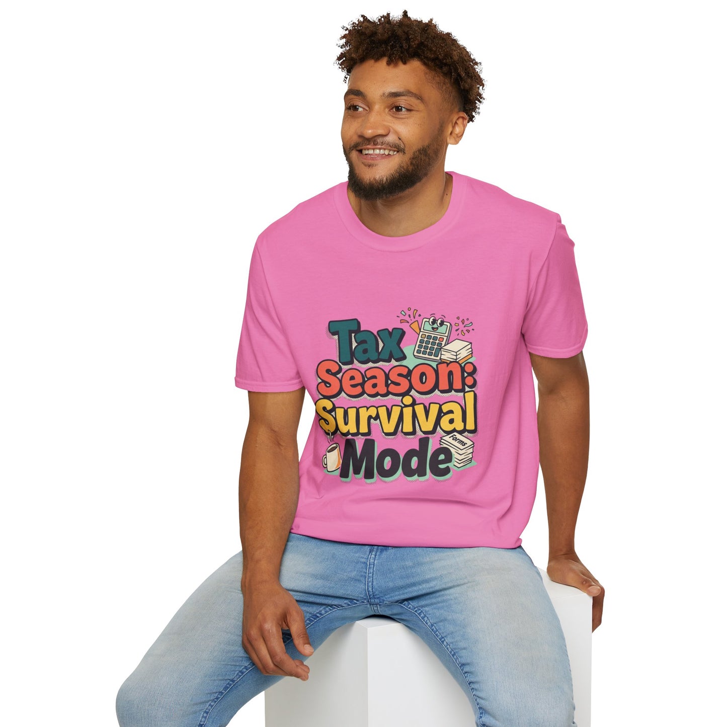 Tax Season Survival Mode T-Shirt | Tax Calculator Graphic