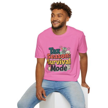 Tax Season Survival Mode T-Shirt | Tax Calculator Graphic