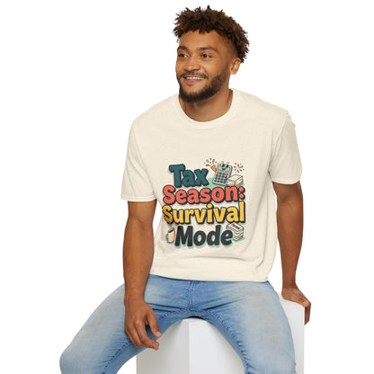 Tax Season Survival Mode T-Shirt | Tax Calculator Graphic