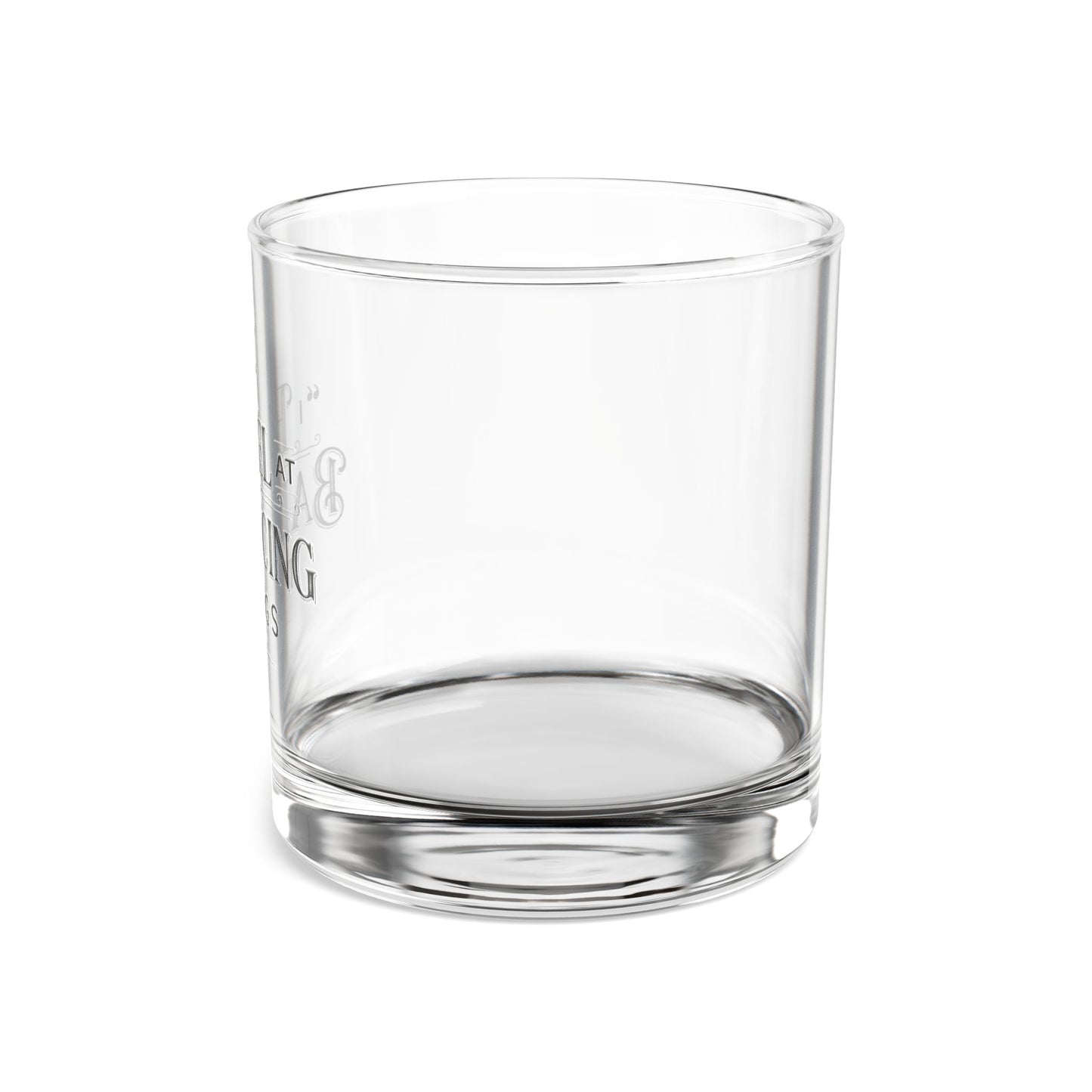Legacy Whiskey Rocks Glass - 'Excel at Balancing Things'  10oz