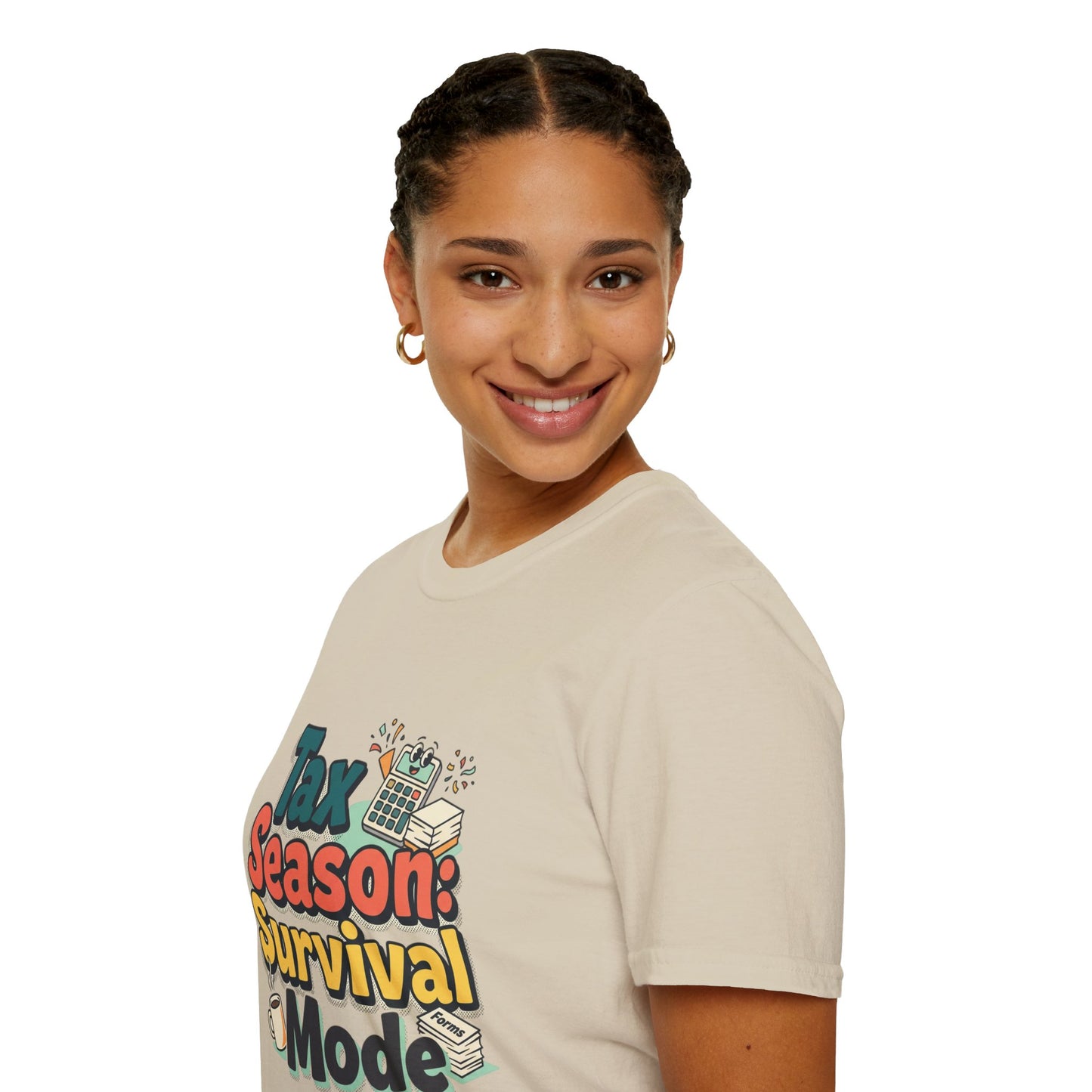 Tax Season Survival Mode T-Shirt | Tax Calculator Graphic