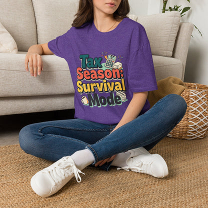 Tax Season Survival Mode T-Shirt | Tax Calculator Graphic