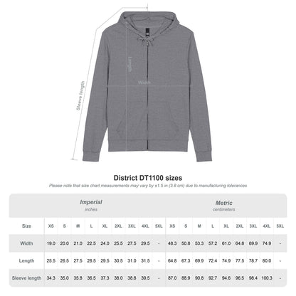 Tax Season Hustle Full-Zip Hoodie - Colorful Graffiti Back Design