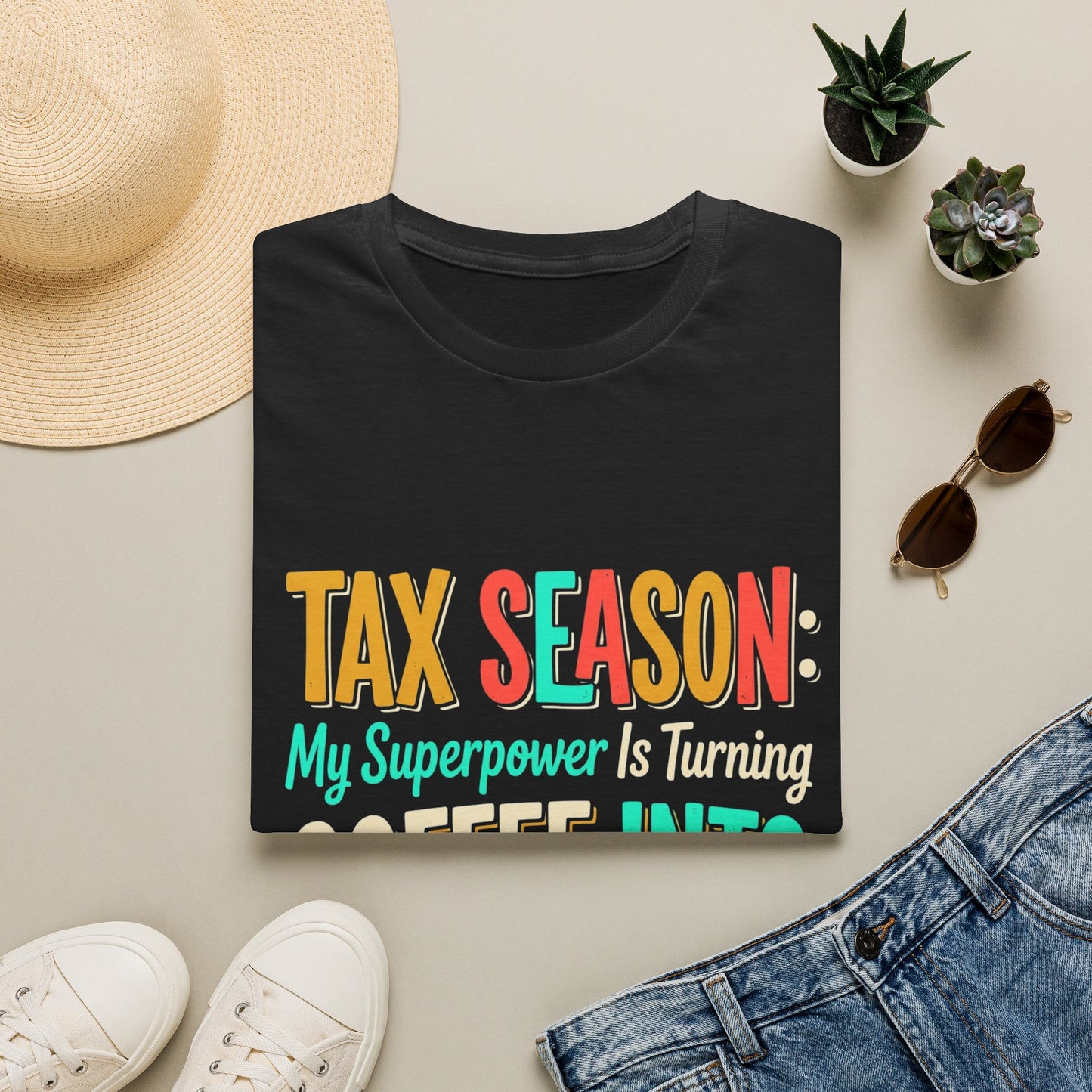 Legacy T-Shirt — “My Superpower Is Turning Coffee Into Forms”