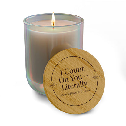 Legacy Soy Candle – "I Count On You Literally" Scented Soy Candle