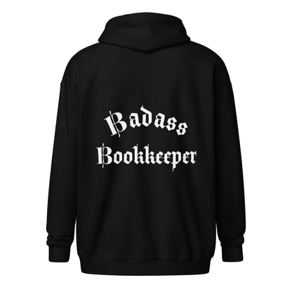 Legacy Heavy Blend Zip Hoodie - Badass Bookkeeper