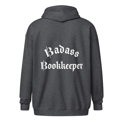 Legacy Heavy Blend Zip Hoodie - Badass Bookkeeper