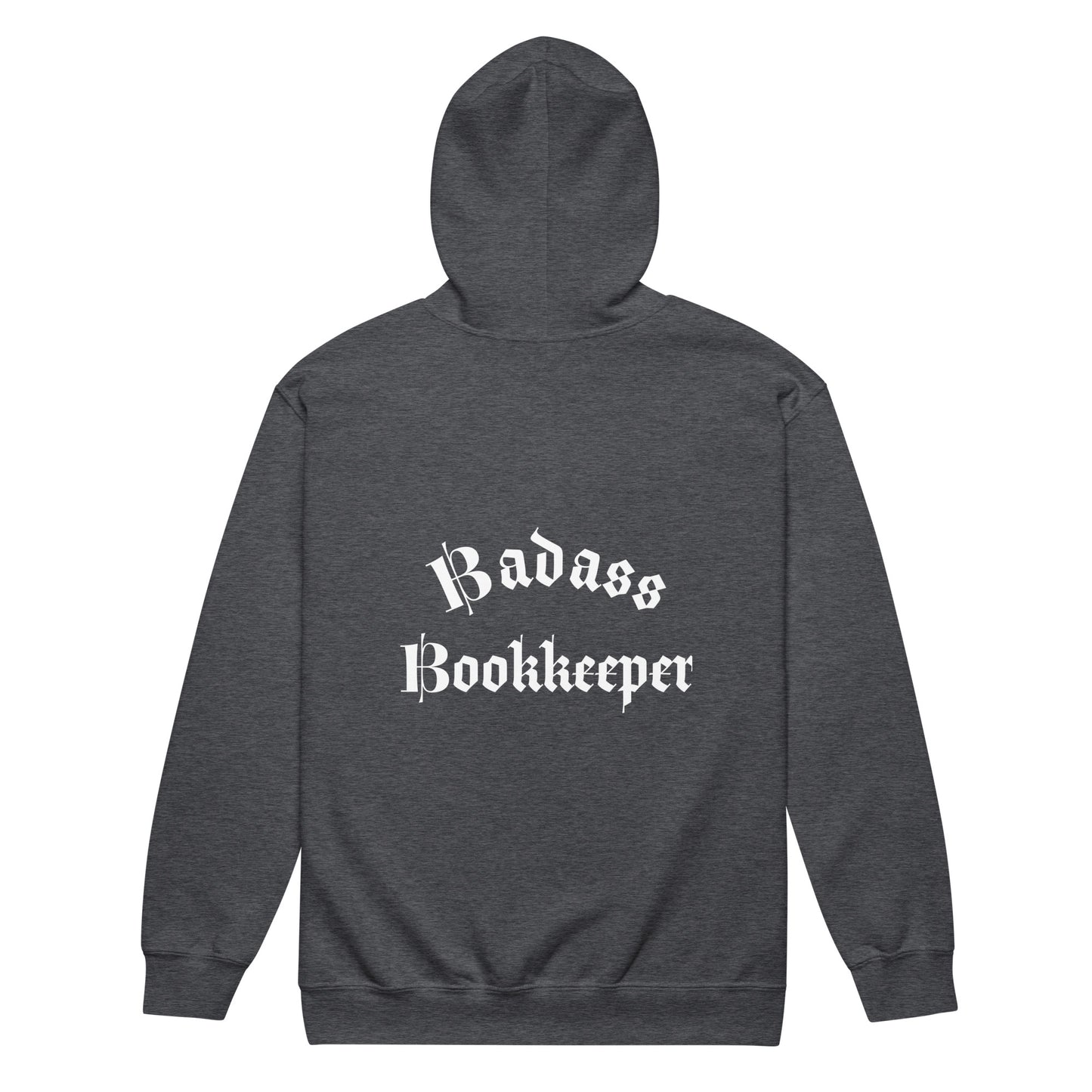 Legacy Heavy Blend Zip Hoodie - Badass Bookkeeper