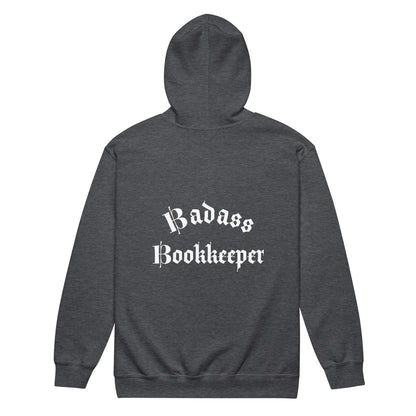 Legacy Heavy Blend Zip Hoodie - Badass Bookkeeper