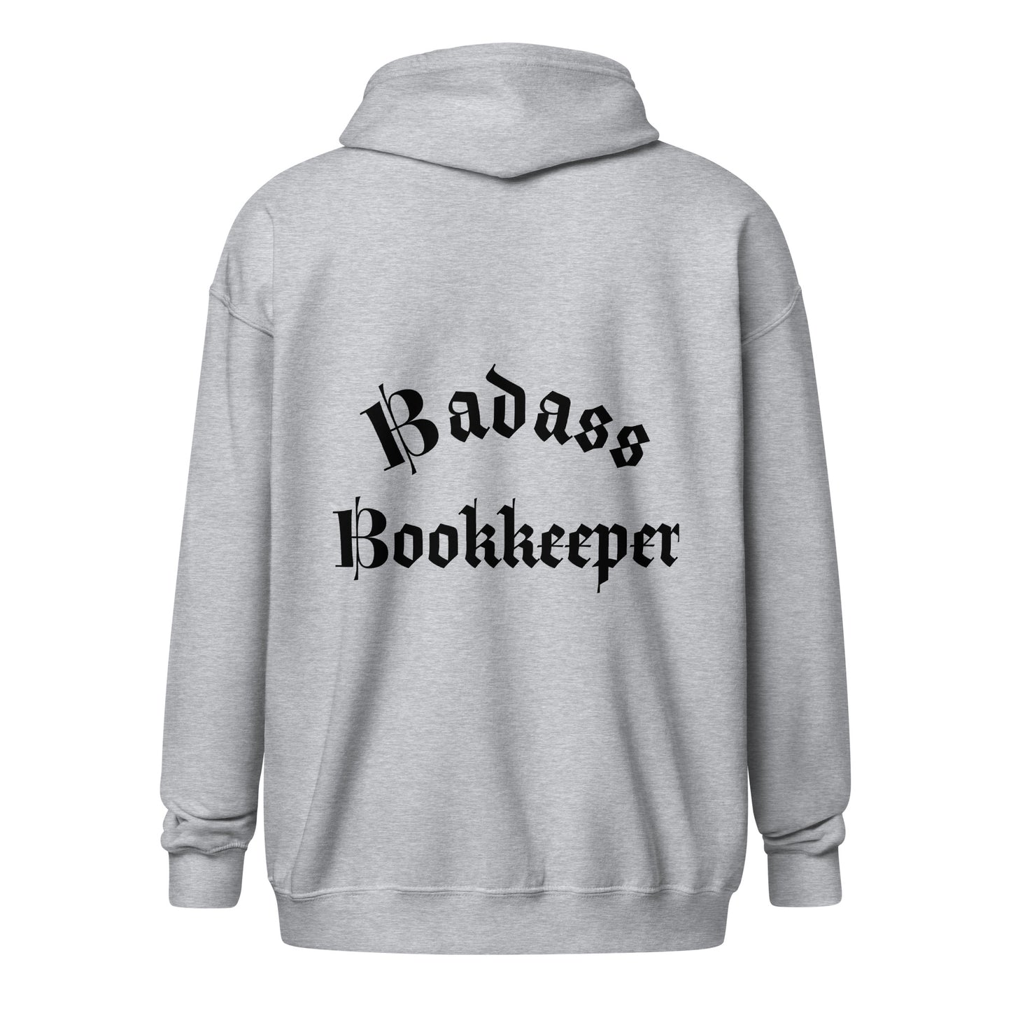 Legacy Heavy Blend Zip Hoodie - Badass Bookkeeper