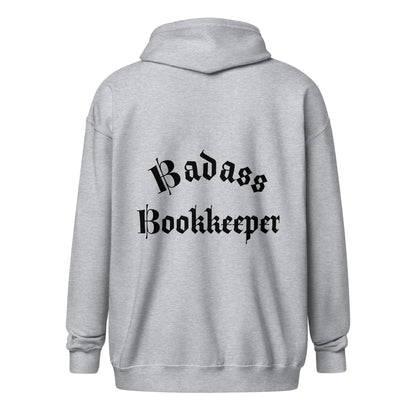 Legacy Heavy Blend Zip Hoodie - Badass Bookkeeper