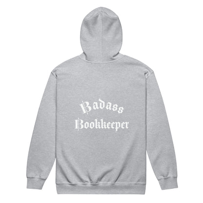 Legacy Heavy Blend Zip Hoodie - Badass Bookkeeper