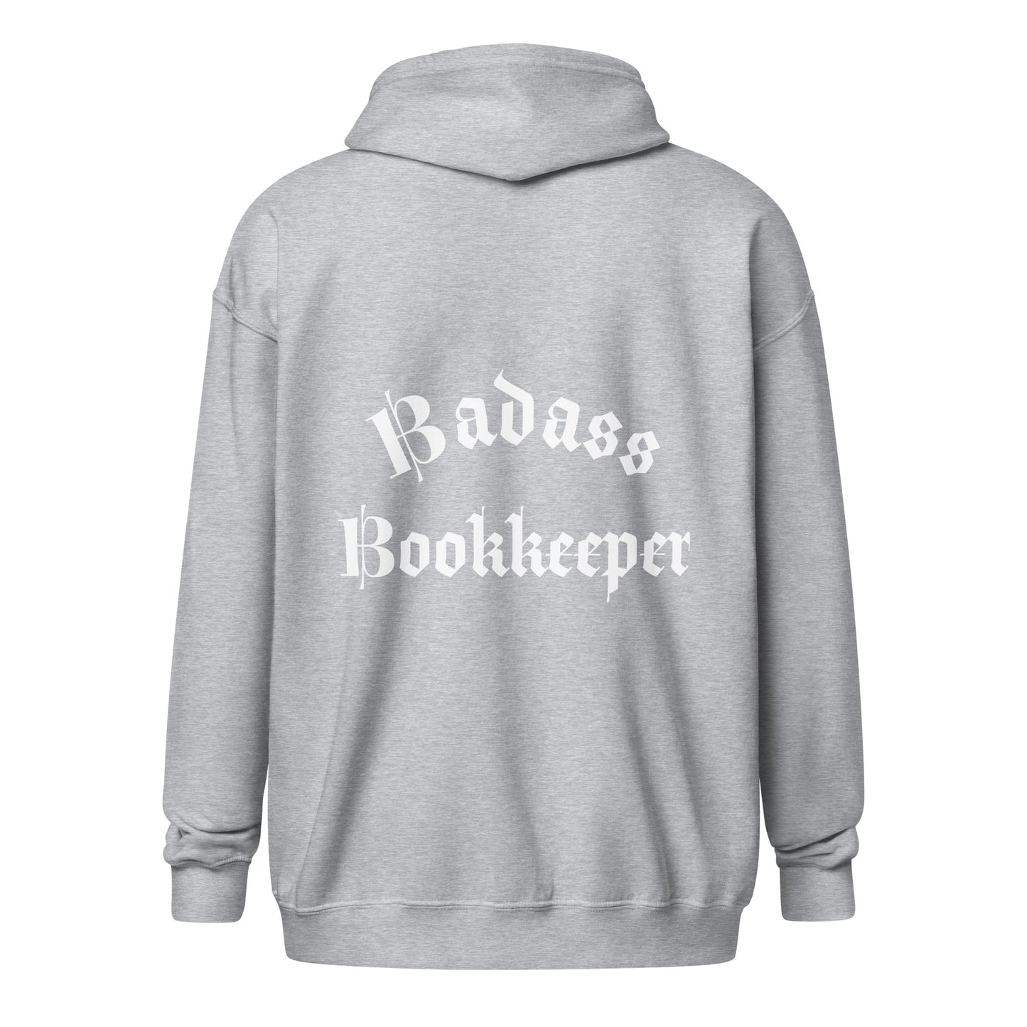 Legacy Heavy Blend Zip Hoodie - Badass Bookkeeper