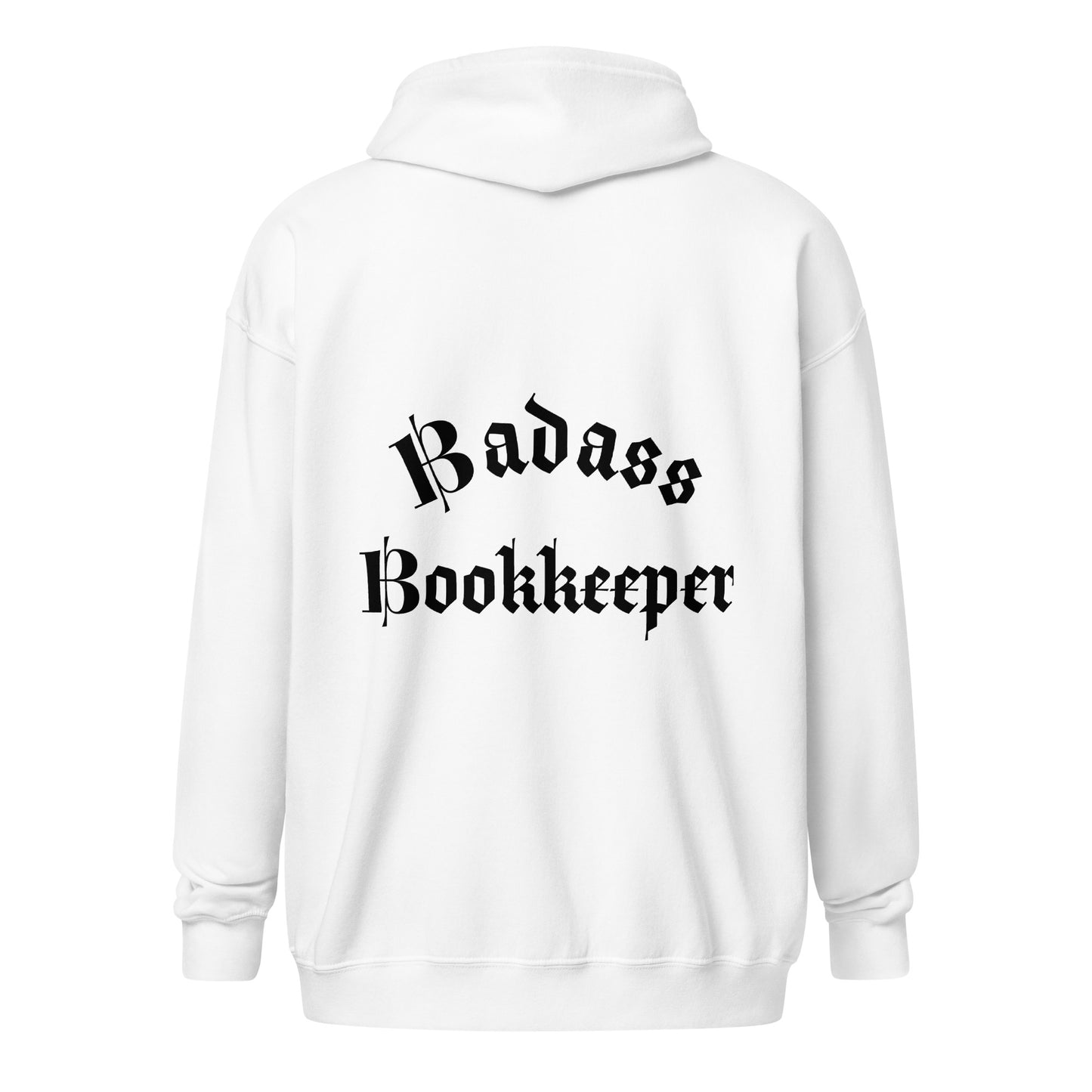 Legacy Heavy Blend Zip Hoodie - Badass Bookkeeper