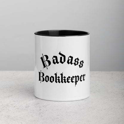 Legacy Mug with Color Splash Inside - Badass Bookkeeper