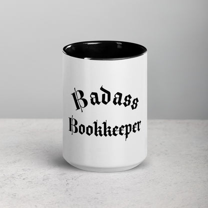 Legacy Mug with Color Splash Inside - Badass Bookkeeper
