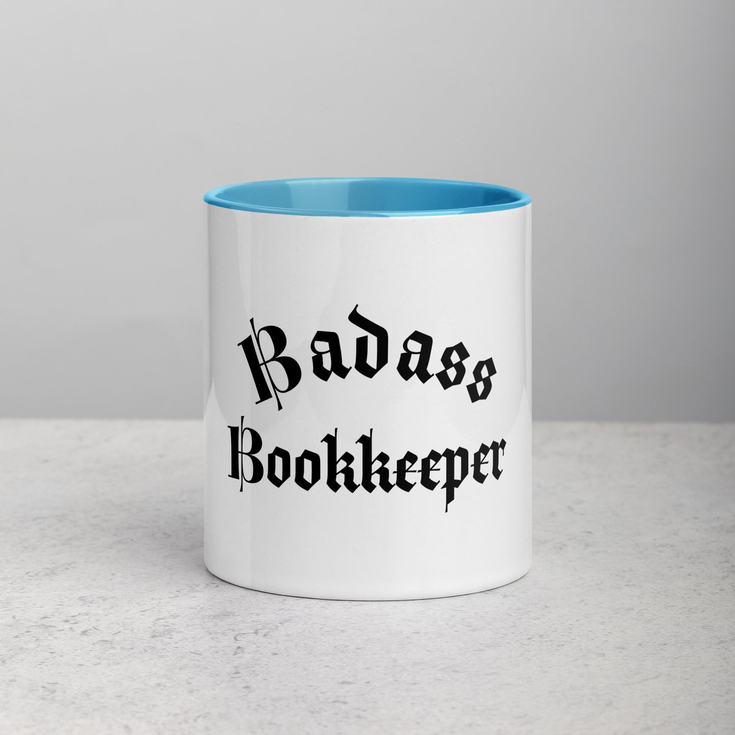 Legacy Mug with Color Splash Inside - Badass Bookkeeper