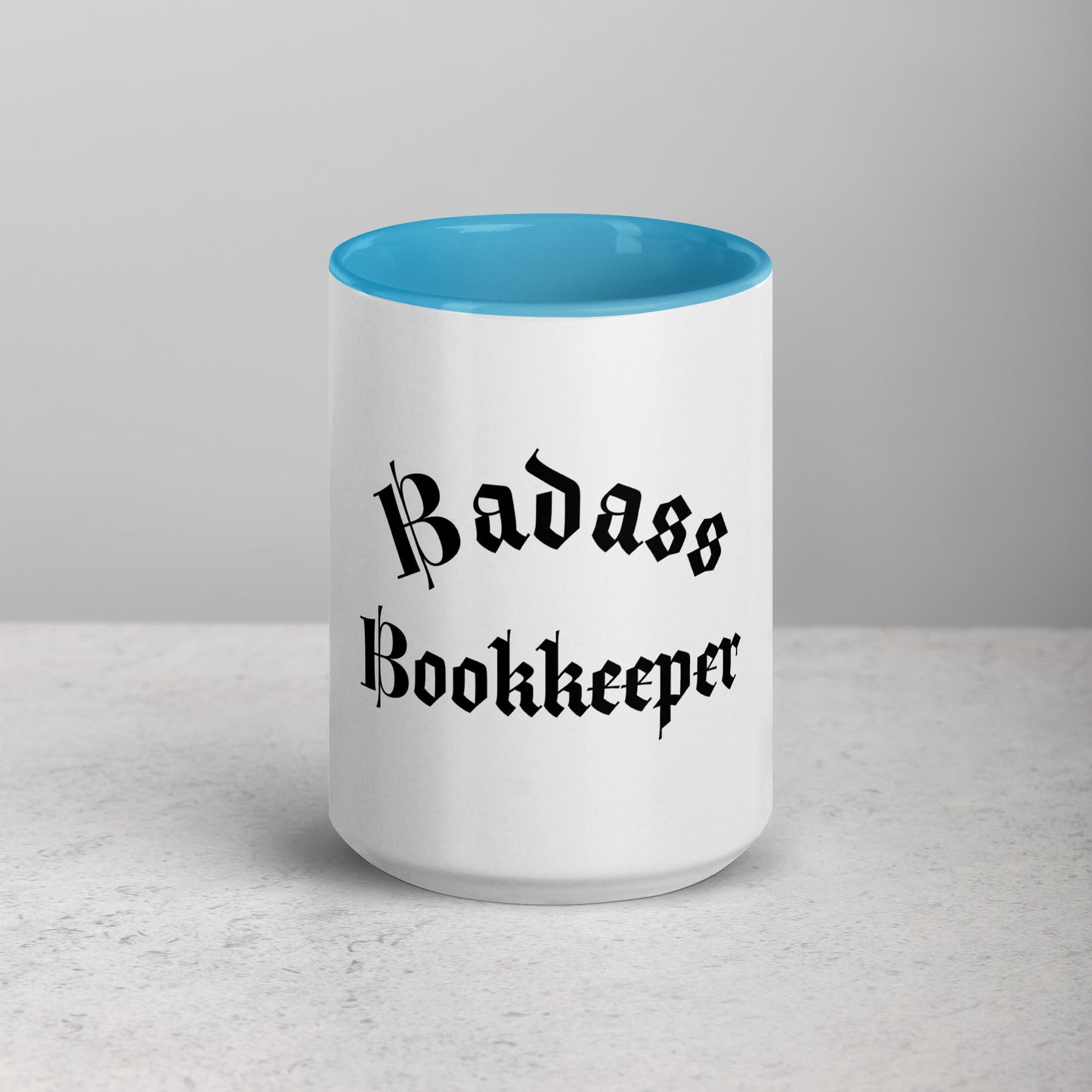Legacy Mug with Color Splash Inside - Badass Bookkeeper