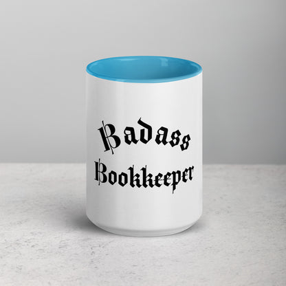 Legacy Mug with Color Splash Inside - Badass Bookkeeper