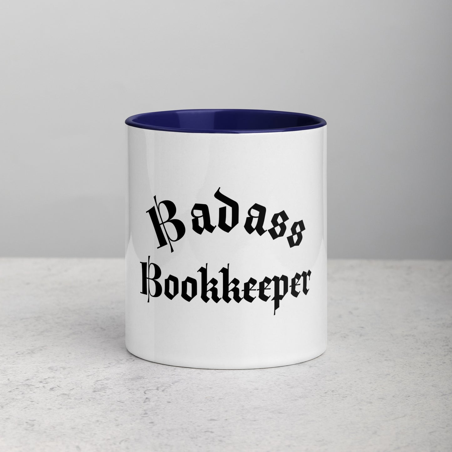 Legacy Mug with Color Splash Inside - Badass Bookkeeper