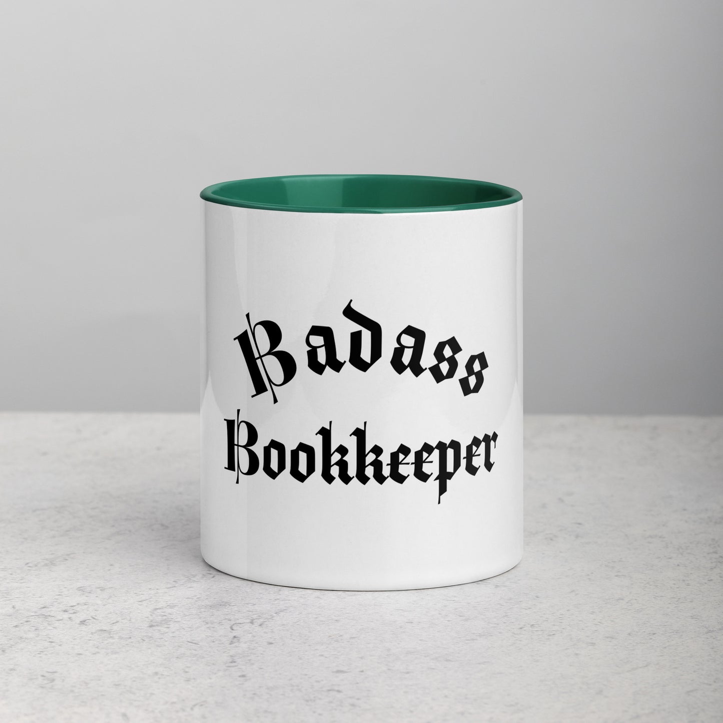 Legacy Mug with Color Splash Inside - Badass Bookkeeper
