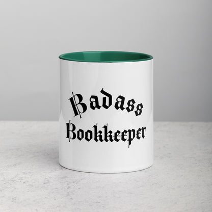 Legacy Mug with Color Splash Inside - Badass Bookkeeper