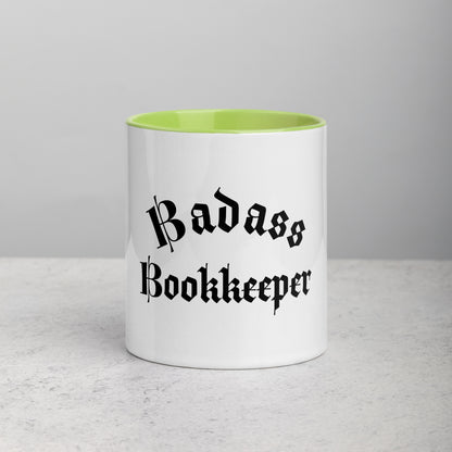 Legacy Mug with Color Splash Inside - Badass Bookkeeper