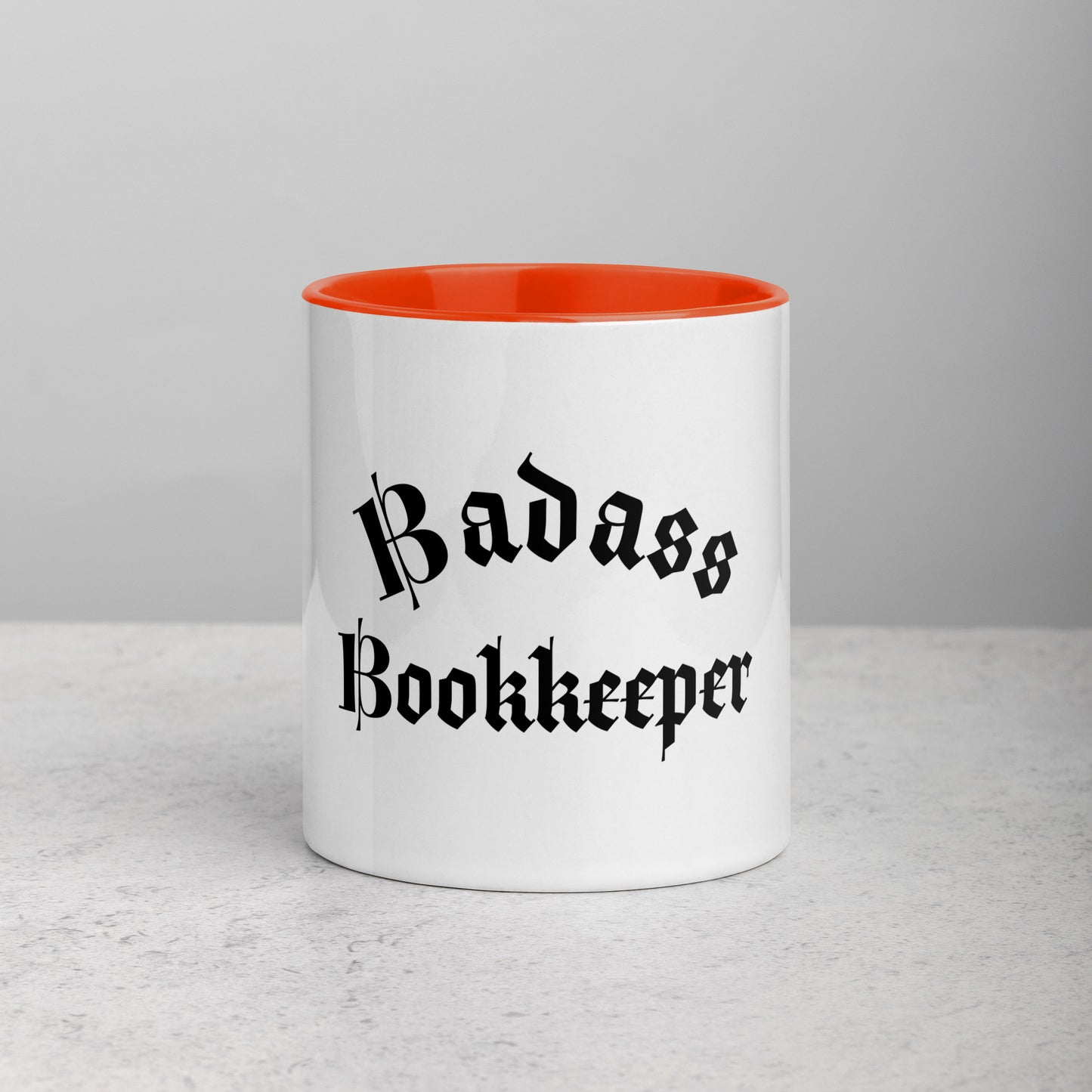 Legacy Mug with Color Splash Inside - Badass Bookkeeper