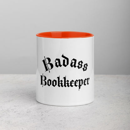 Legacy Mug with Color Splash Inside - Badass Bookkeeper