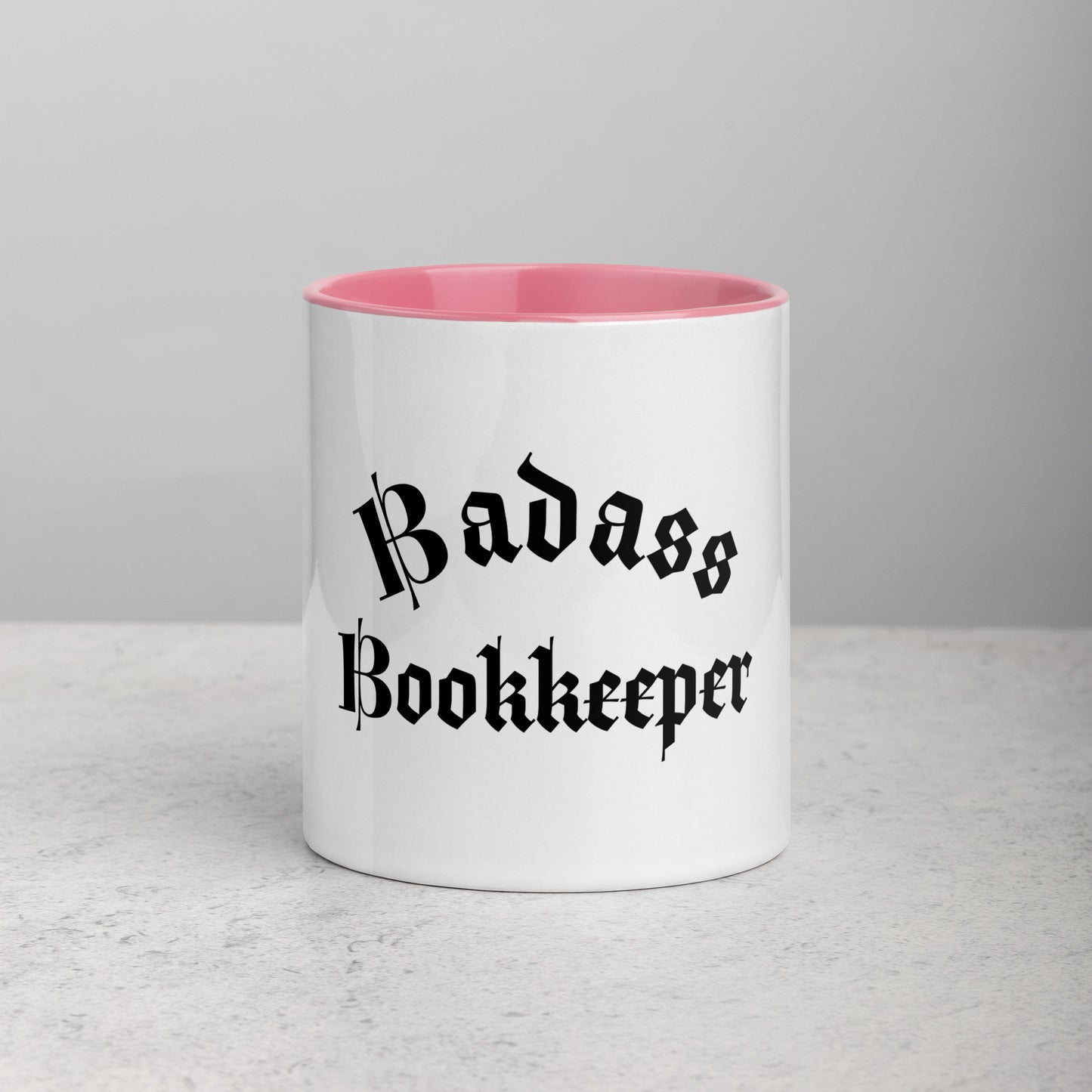 Legacy Mug with Color Splash Inside - Badass Bookkeeper