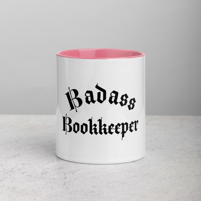 Legacy Mug with Color Splash Inside - Badass Bookkeeper