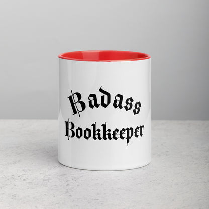Legacy Mug with Color Splash Inside - Badass Bookkeeper