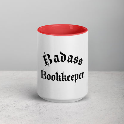 Legacy Mug with Color Splash Inside - Badass Bookkeeper